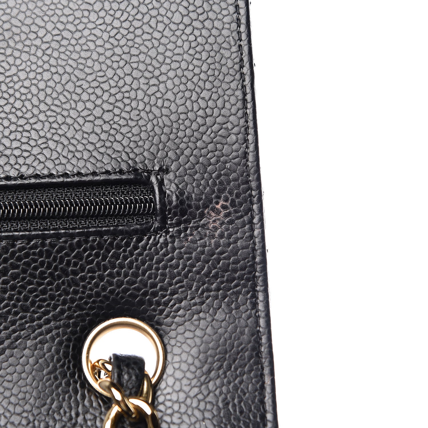Chanel Caviar Quilted Jumbo Double Flap Black 11 of 17