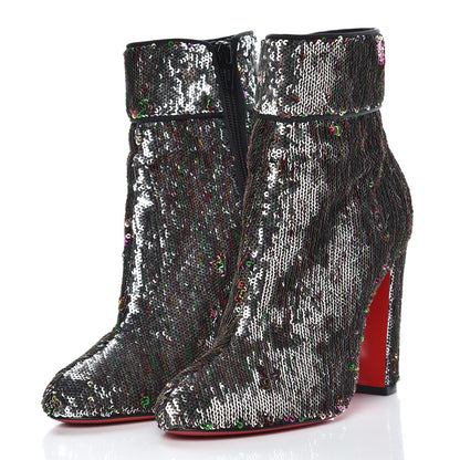 Christian Louboutin Paillettes Moulamax Booties 35.5 Multicolor 6 of 16
