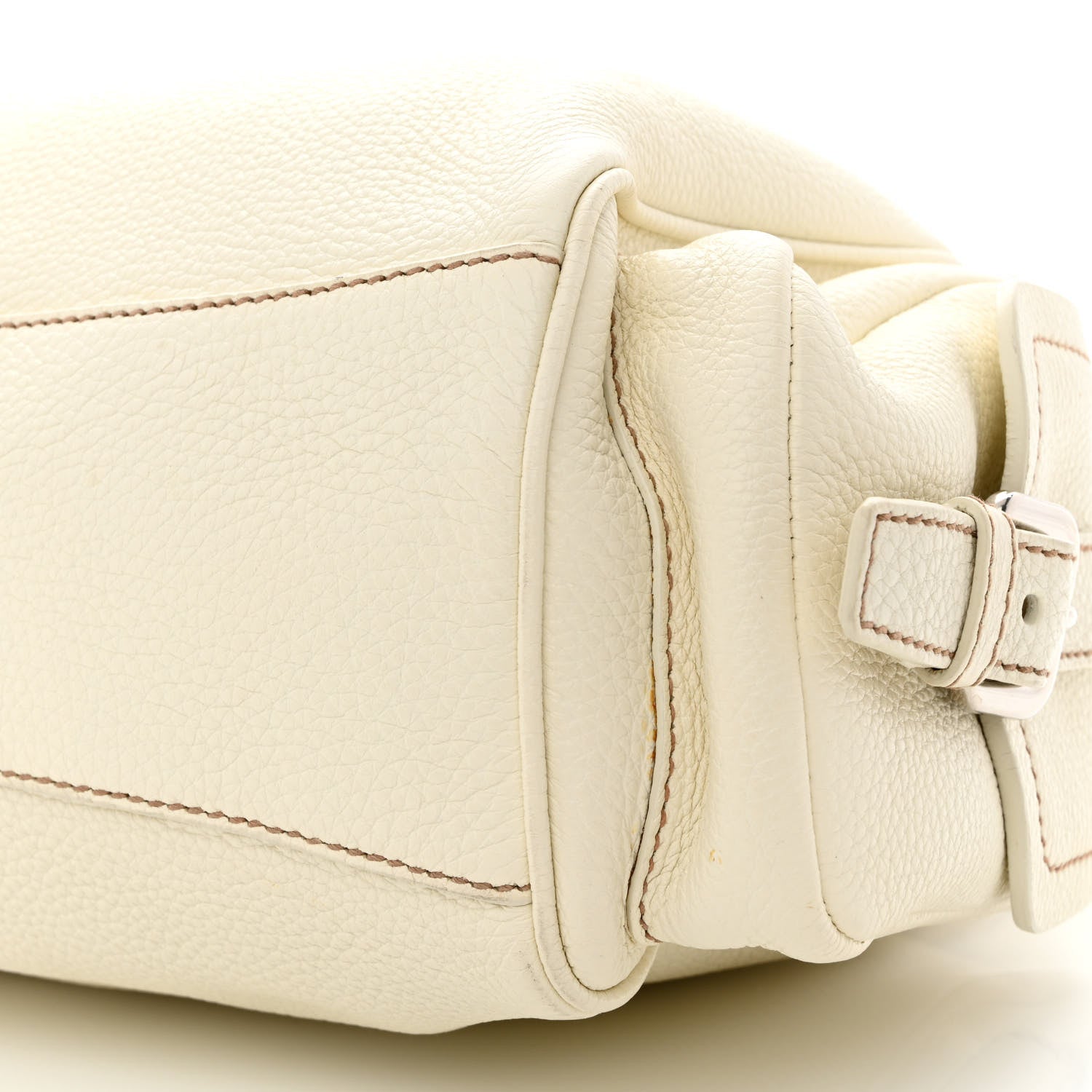 Prada Vitello Daino Shoulder Bag White 11 of 20