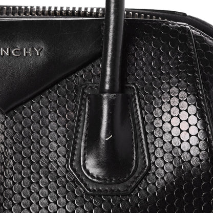 Givenchy Calfskin Dot Embossed Small Antigona Black 9 of 19