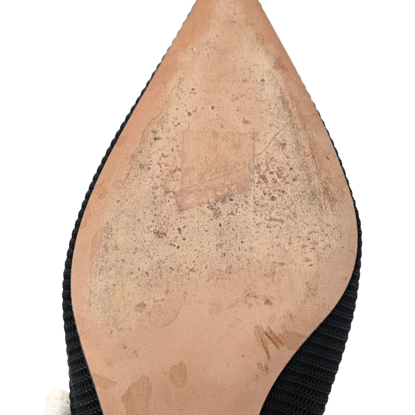 Technical Canvas Ribbon J'Adior Slingback 100mm Pumps 36.5 Black