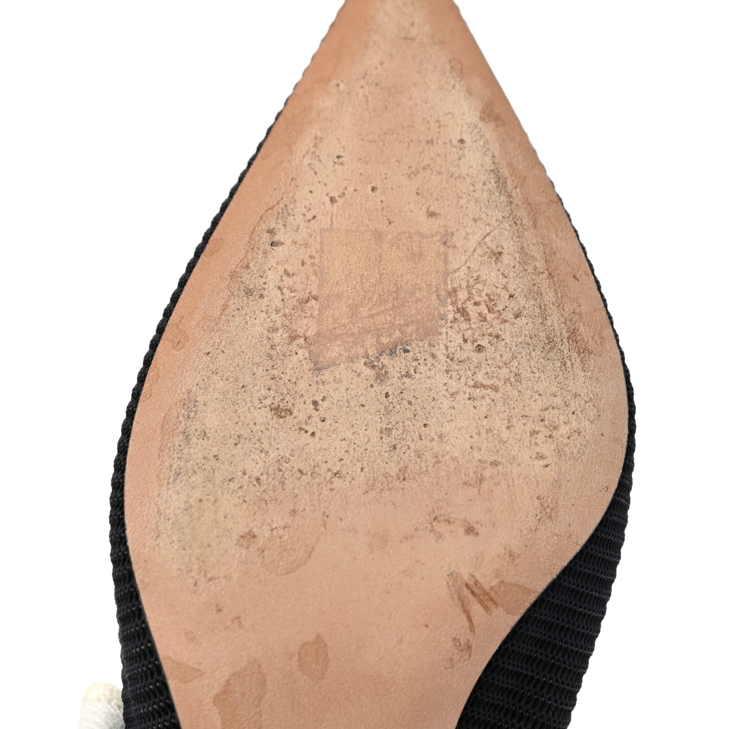 Christian Dior Technical Canvas Ribbon J'Adior Slingback 100mm Pumps 36.5 Black 8 of 9