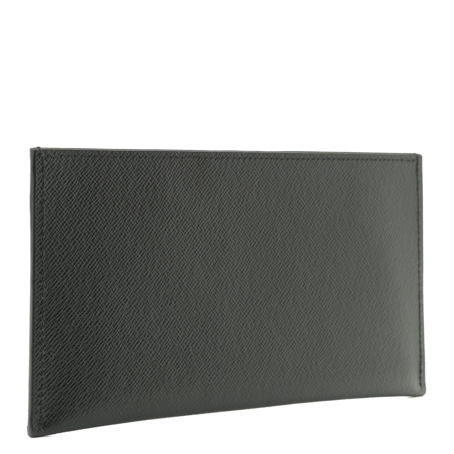 Calfskin Felicie Chain Wallet Card Holder Insert Black