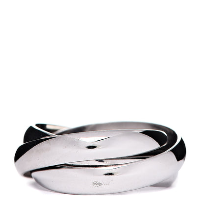 Cartier 18K White Gold Classic Trinity Ring 50 5.25 2 of 6