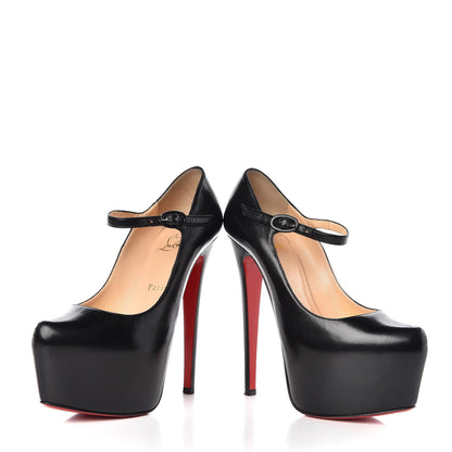 Christian Louboutin Kid Lady Daf 160 Pumps 37.5 Black 6 of 9