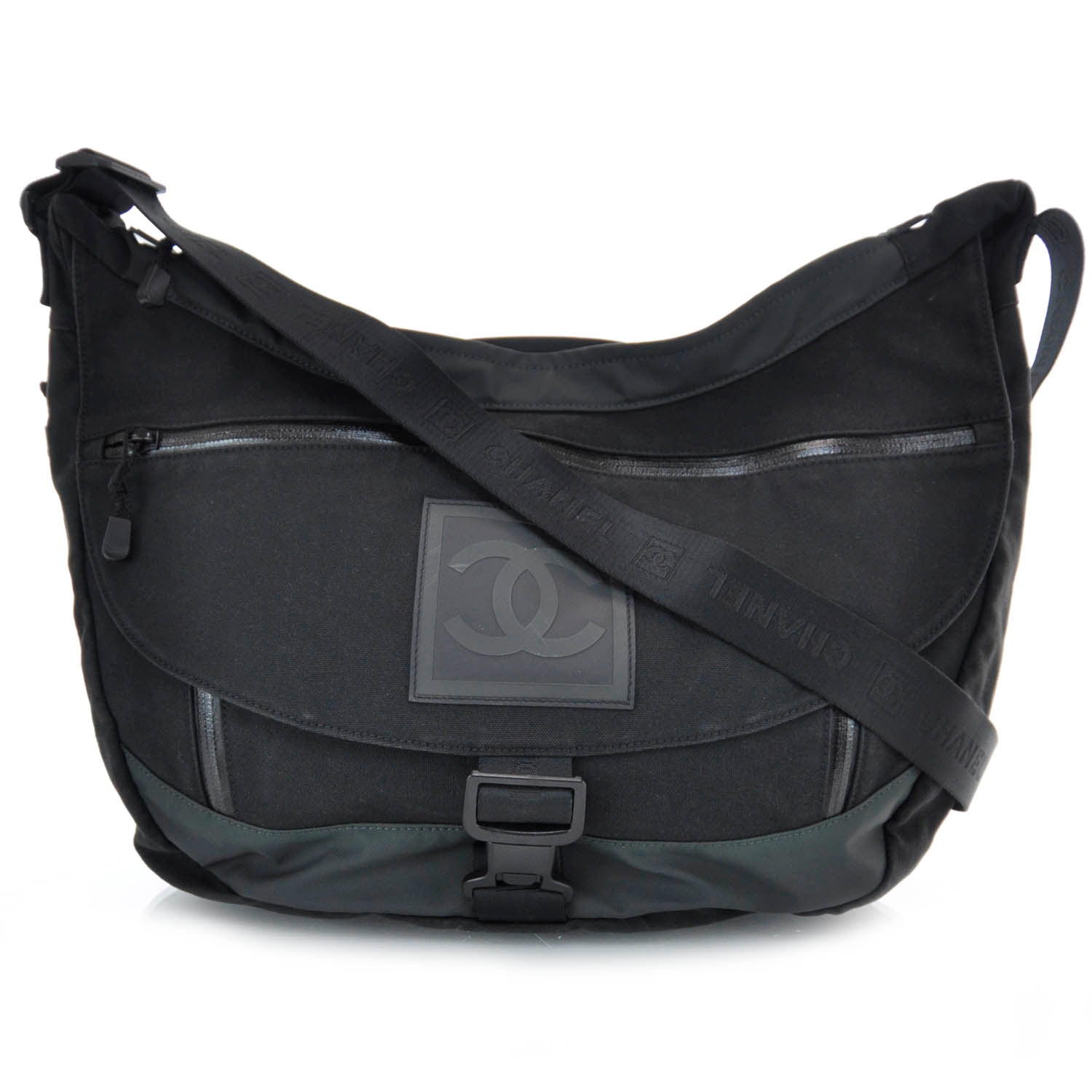 Chanel Nylon Sport Bag Black 1 of 7