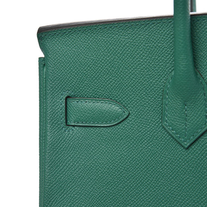 Hermes Epsom Birkin 30 Vert Vertigo 14 of 37