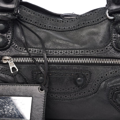 Balenciaga Agneau Giant Brogues Hardware City Anthracite 8 of 11