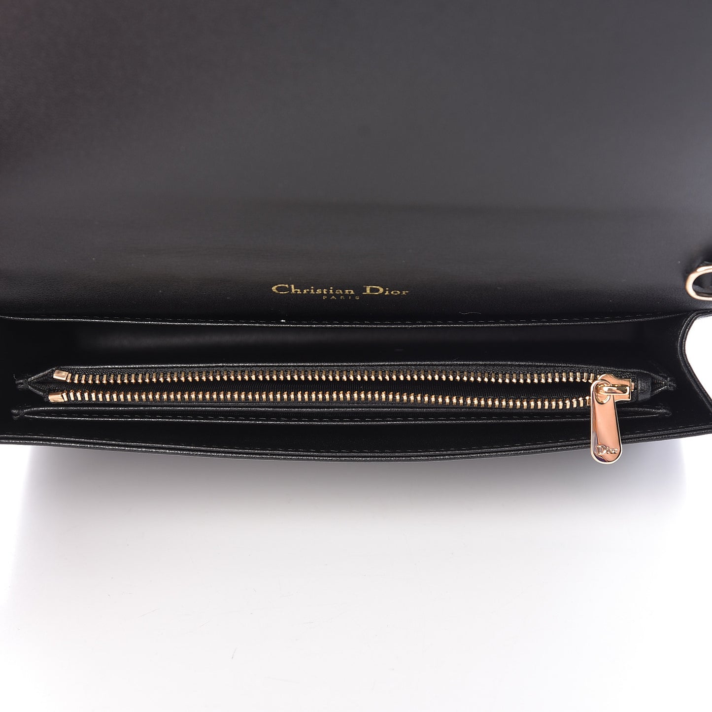 Lambskin Cannage Lady Dior Pouch Black