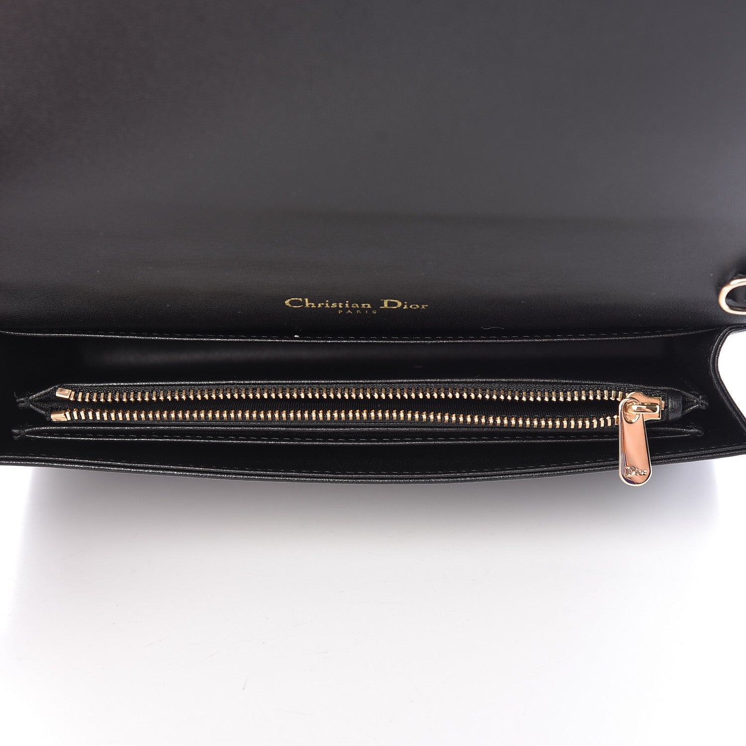 Christian Dior Lambskin Cannage Lady Dior Pouch Black 5 of 11
