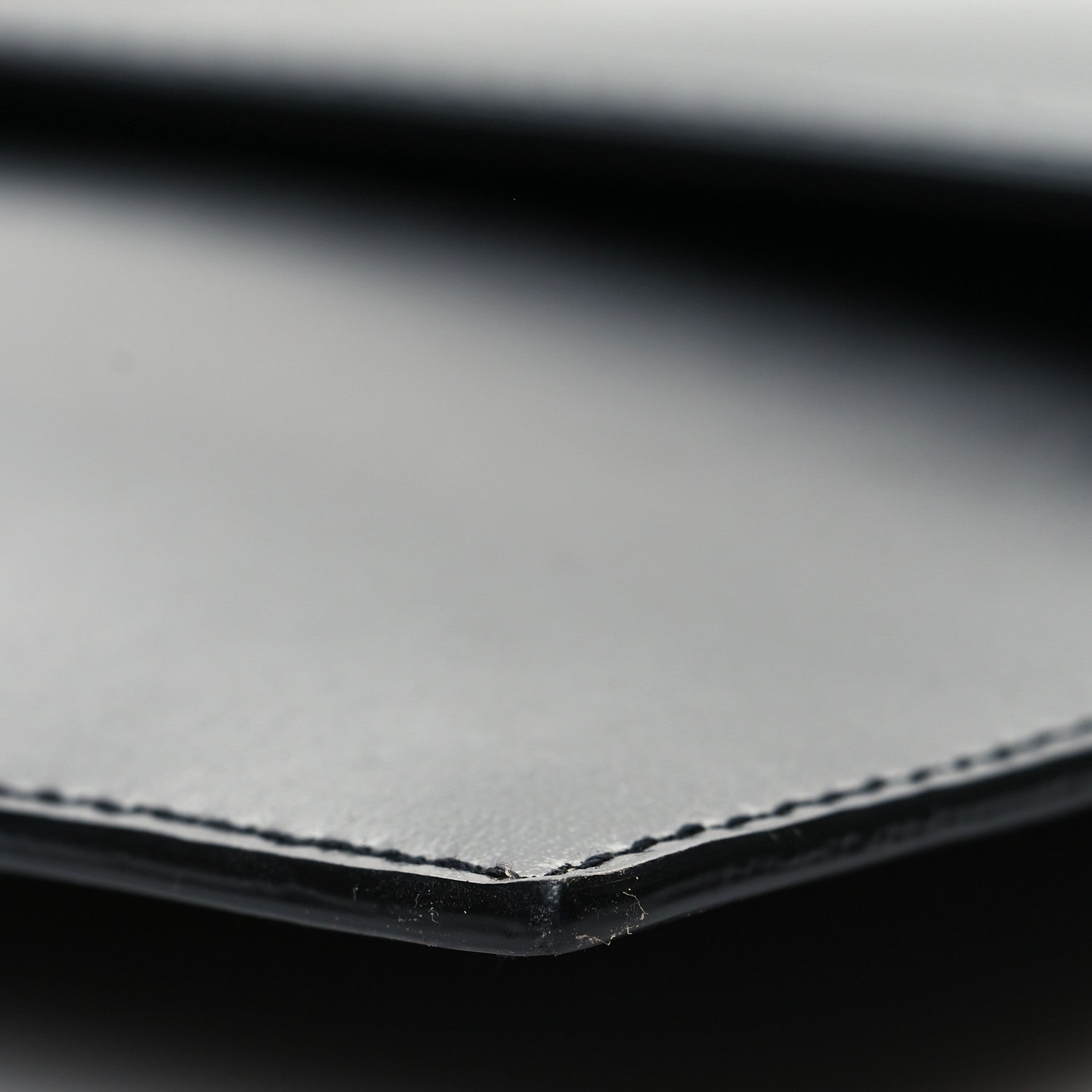 Saint Laurent Smooth Shiny Calfskin Monogram Uptown Pouch Black 10 of 11