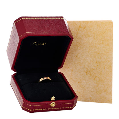 Cartier 18K Yellow Gold 3.5mm LOVE Wedding Band Ring 47 4 5 of 5