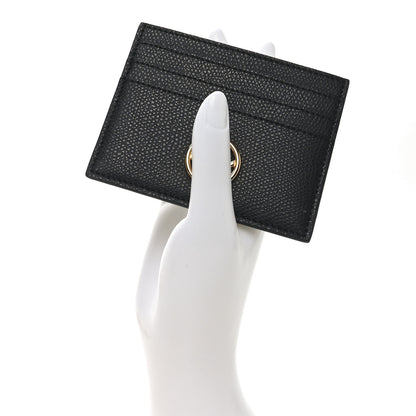 Fendi Vitello Cruise FF Diamonds Card Holder Black 2 of 6