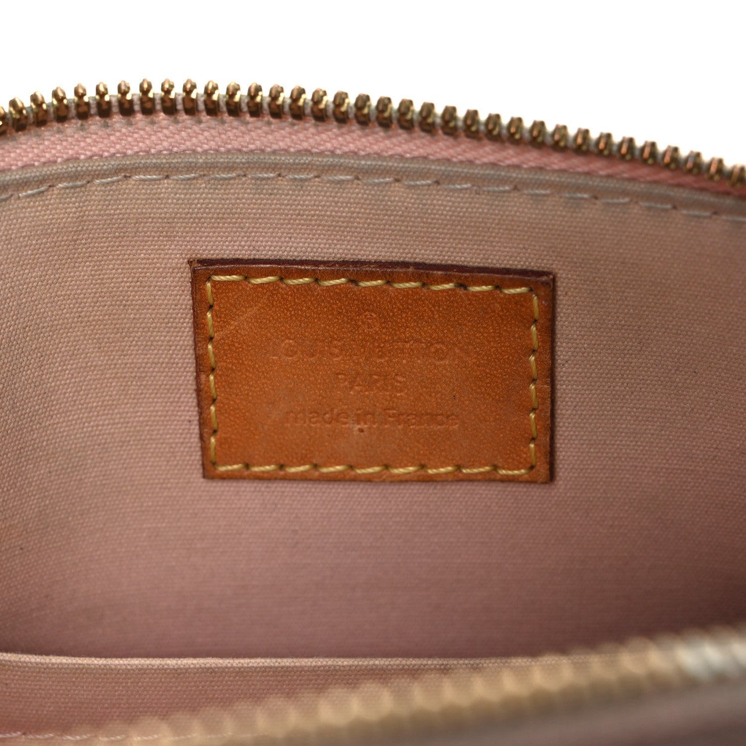Louis Vuitton Vernis Alma BB Rose Velours 6 of 13