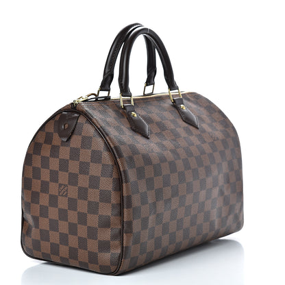 Louis Vuitton Damier Ebene Speedy 30 2 of 12