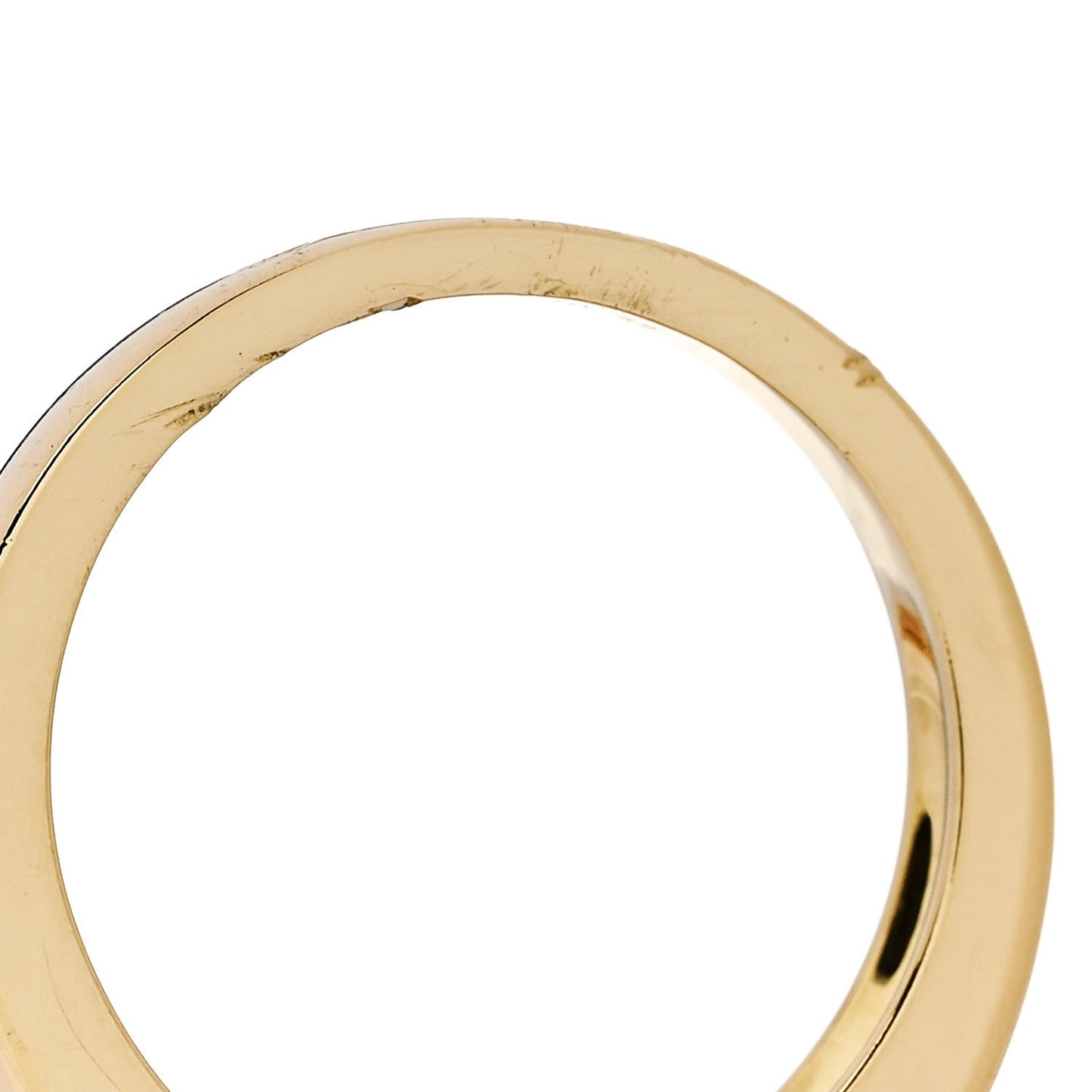 18K Yellow Gold Mother of Pearl Magic Alhambra Ring 52 6