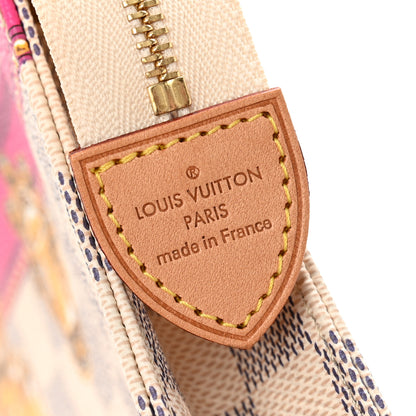 Louis Vuitton Damier Azur Summer Trunks Hawaii Toiletry Pouch 26 6 of 8