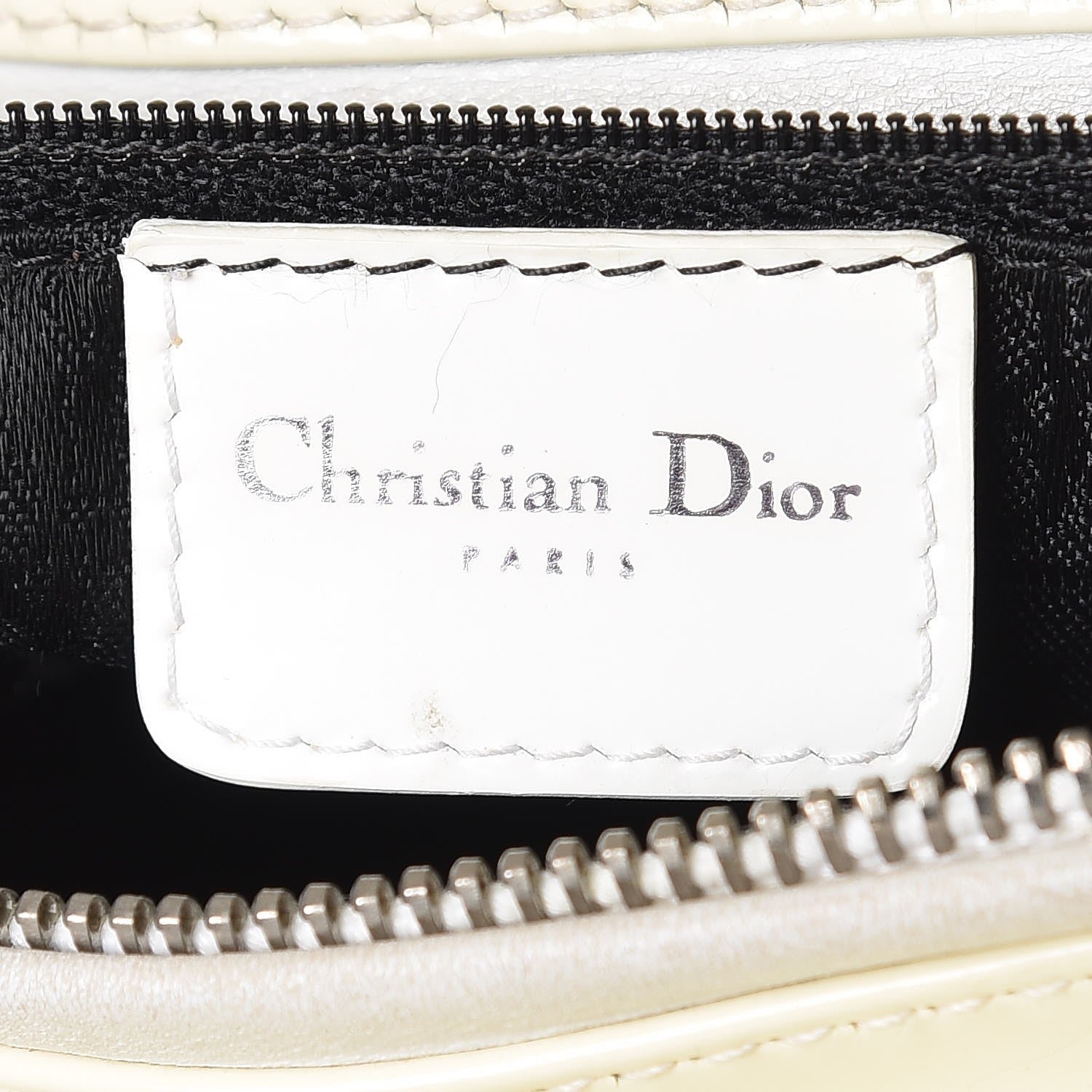 Christian Dior Patent Cannage Large Lady Dior White 6 of 14