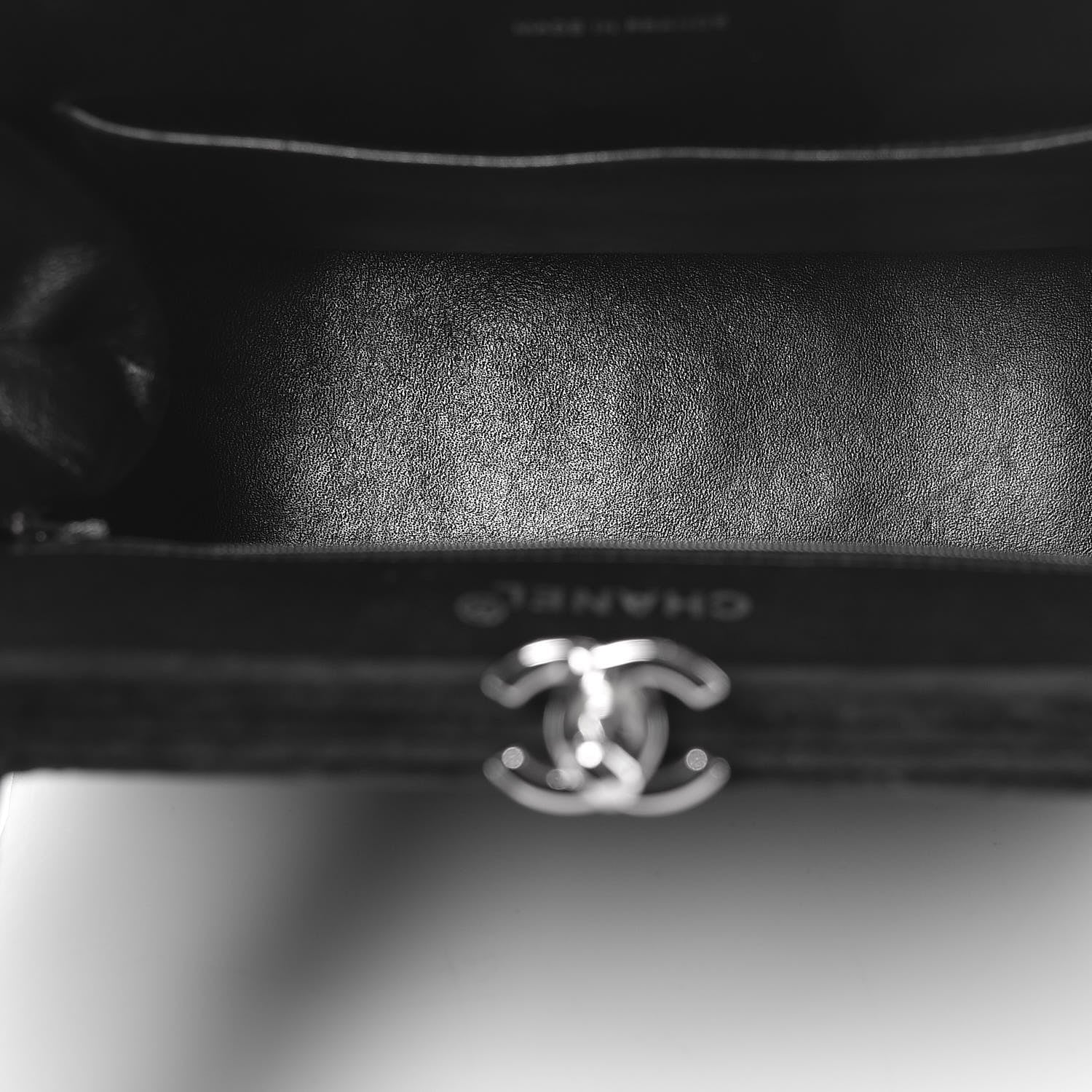 Chanel Velvet Quilted Shoulder Bag Black 5 of 17