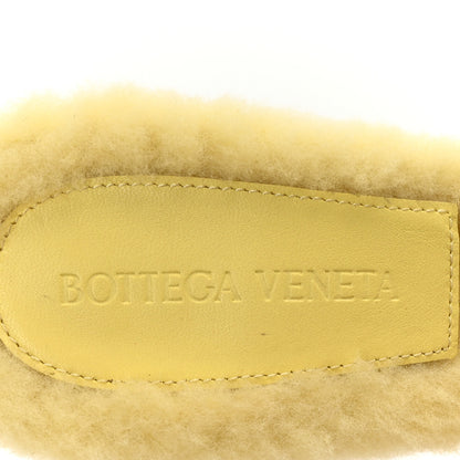 Bottega Veneta Cozy Fur Lido 90mm Mule Sandals 38.5 Lemonade 8 of 9