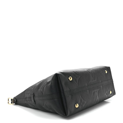 Louis Vuitton Empreinte Monogram Giant CarryAll MM Black 5 of 12