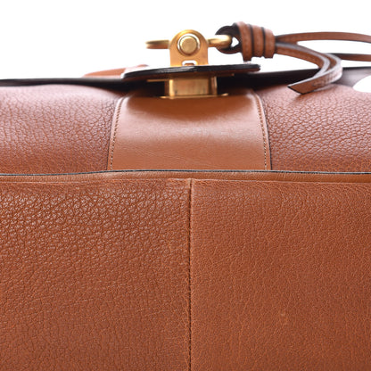 Chloe Grained Lambskin Medium Lexa Shoulder Bag Caramel 16 of 19
