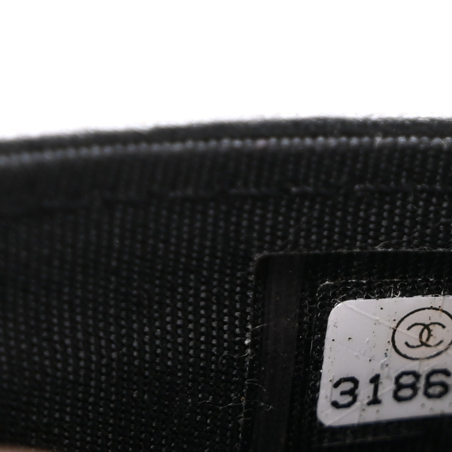 Lambskin Quilted Chanel 19 Card Holder Black