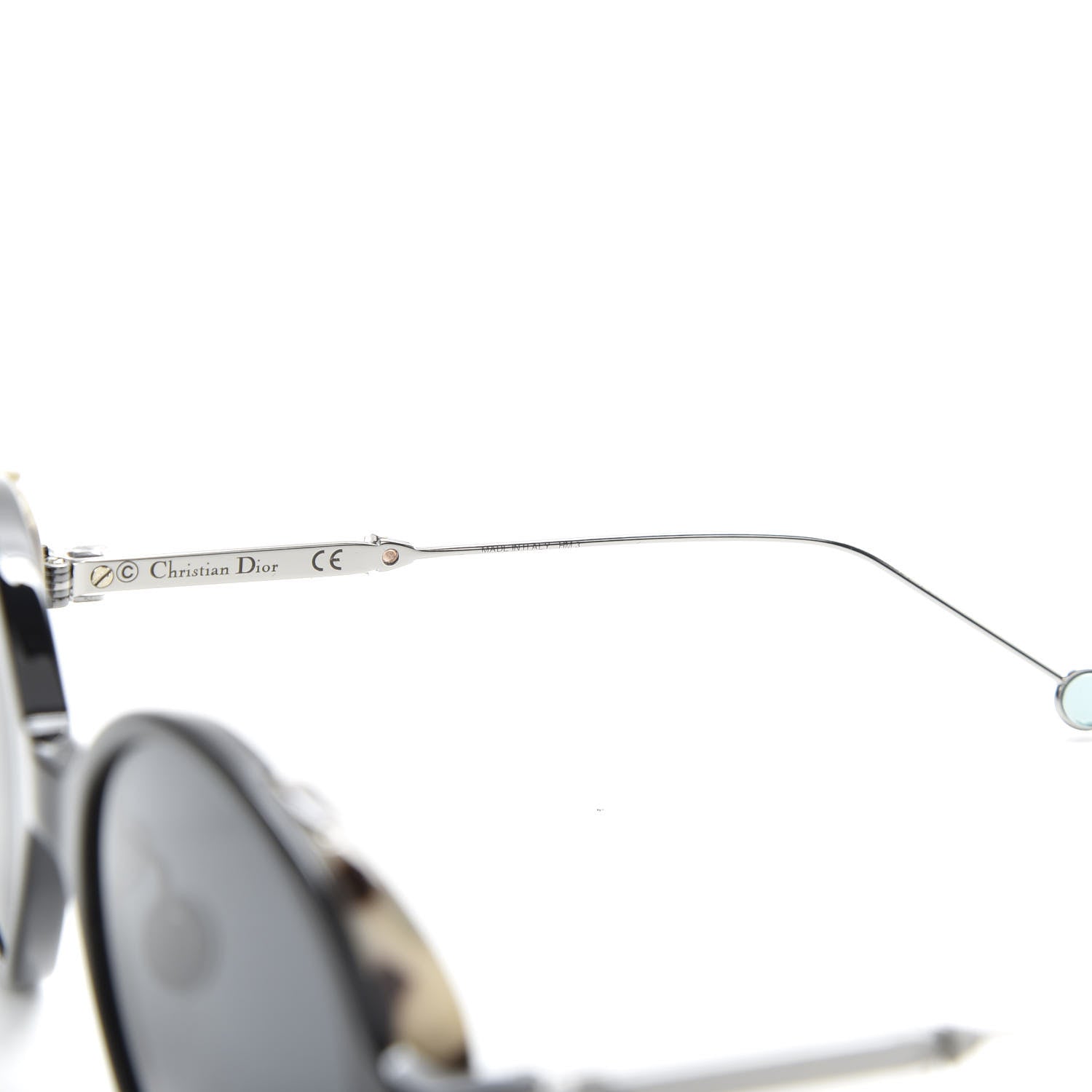 Christian Dior Acetate Umbrage Round Sunglasses Tortoise Black 5 of 7