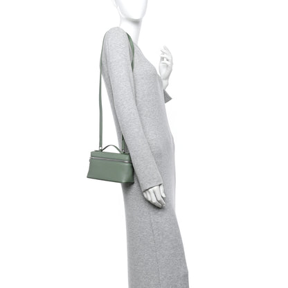 Loro Piana Grained Calfskin L19 Extra Pocket Pouch Sage Brush Leaves 2 of 10