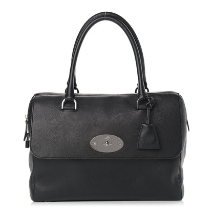 Mulberry Glossy Goatskin Medium Del Rey Satchel Black 1 of 14