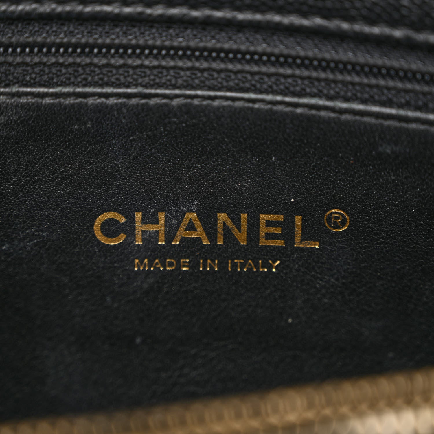 Chanel Caviar Lizard Embossed Quilted Small Coco Handle Flap Black 5 of 11