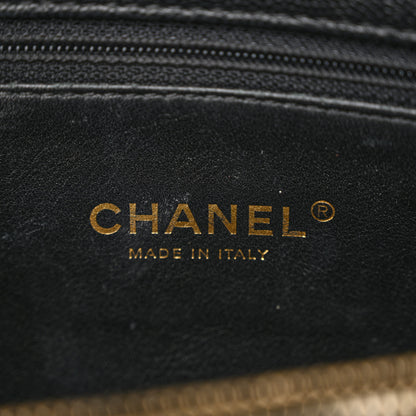 Chanel Caviar Lizard Embossed Quilted Small Coco Handle Flap Black 5 of 11