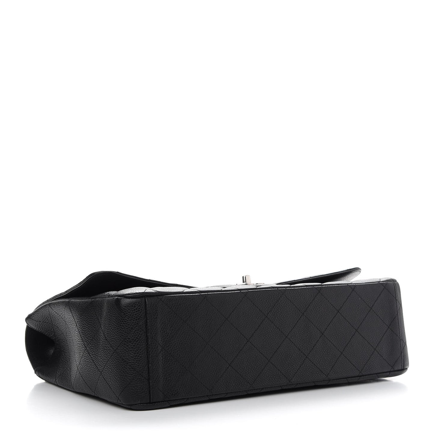 Caviar Quilted Maxi Single Flap Black