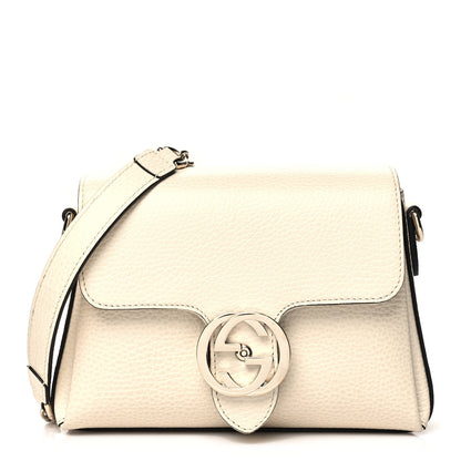 Gucci Dollar Calfskin Interlocking G Crossbody Bag Mystic White 1 of 10
