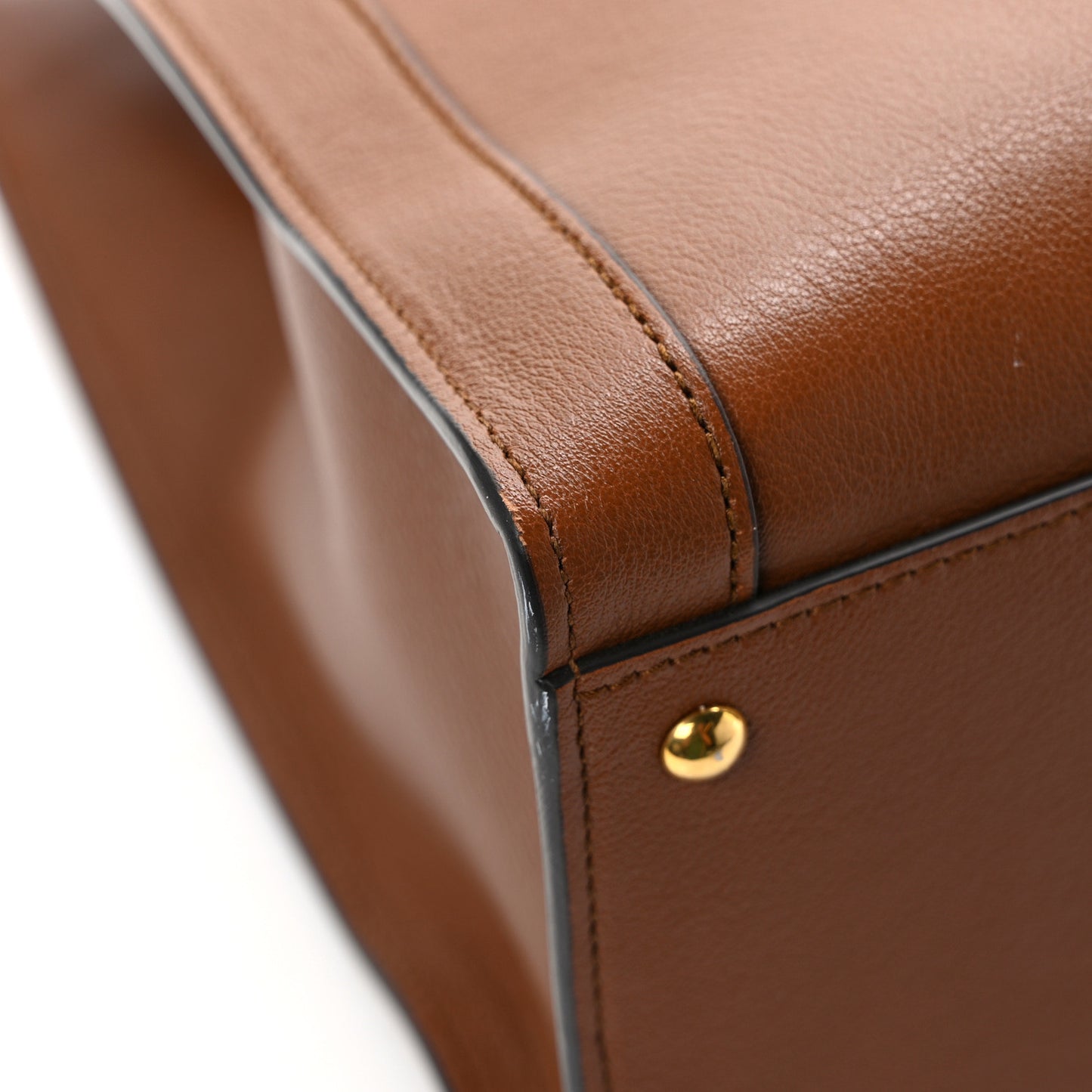 Wonka Grain Calfskin Medium Diana Tote Bag Cuir Yellow Fluo