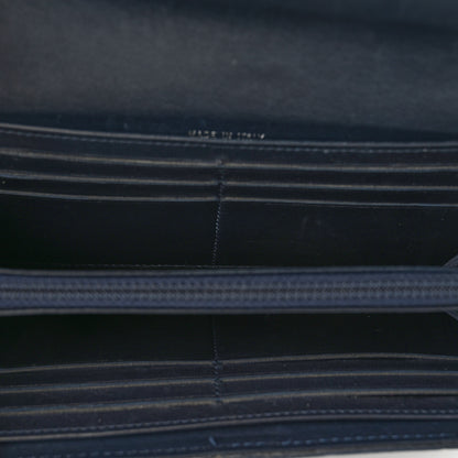 Chanel Lambskin Quilted Boy Large Gusset Flap Wallet Navy 5 of 12