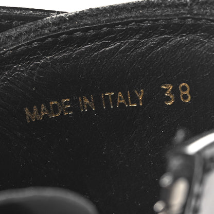 Prada Spazzolato Chocolate 50mm Combat Boots 38 Black 7 of 9