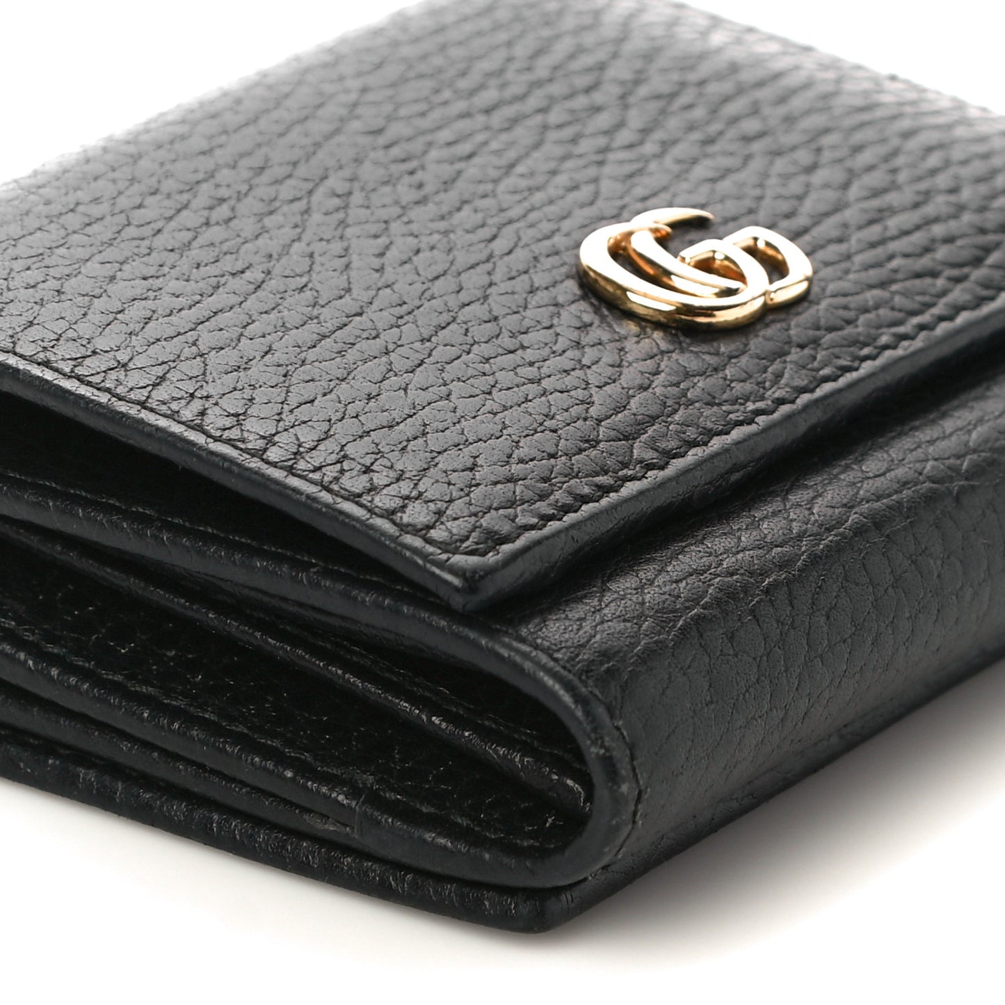Dollar Calfskin GG Marmont Wallet Black