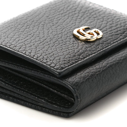 Gucci Dollar Calfskin GG Marmont Wallet Black 9 of 10