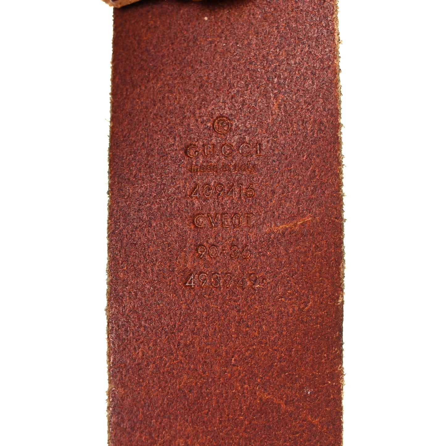 Faded Calfskin Double G 40mm Belt 90 36 Cuir