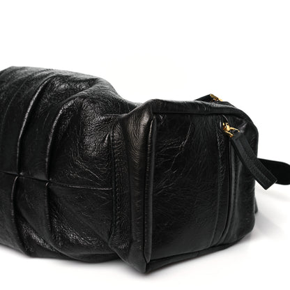 Christian Dior Crinkled Calfskin Large Grand Tour Multipocket Bag Black 10 of 11