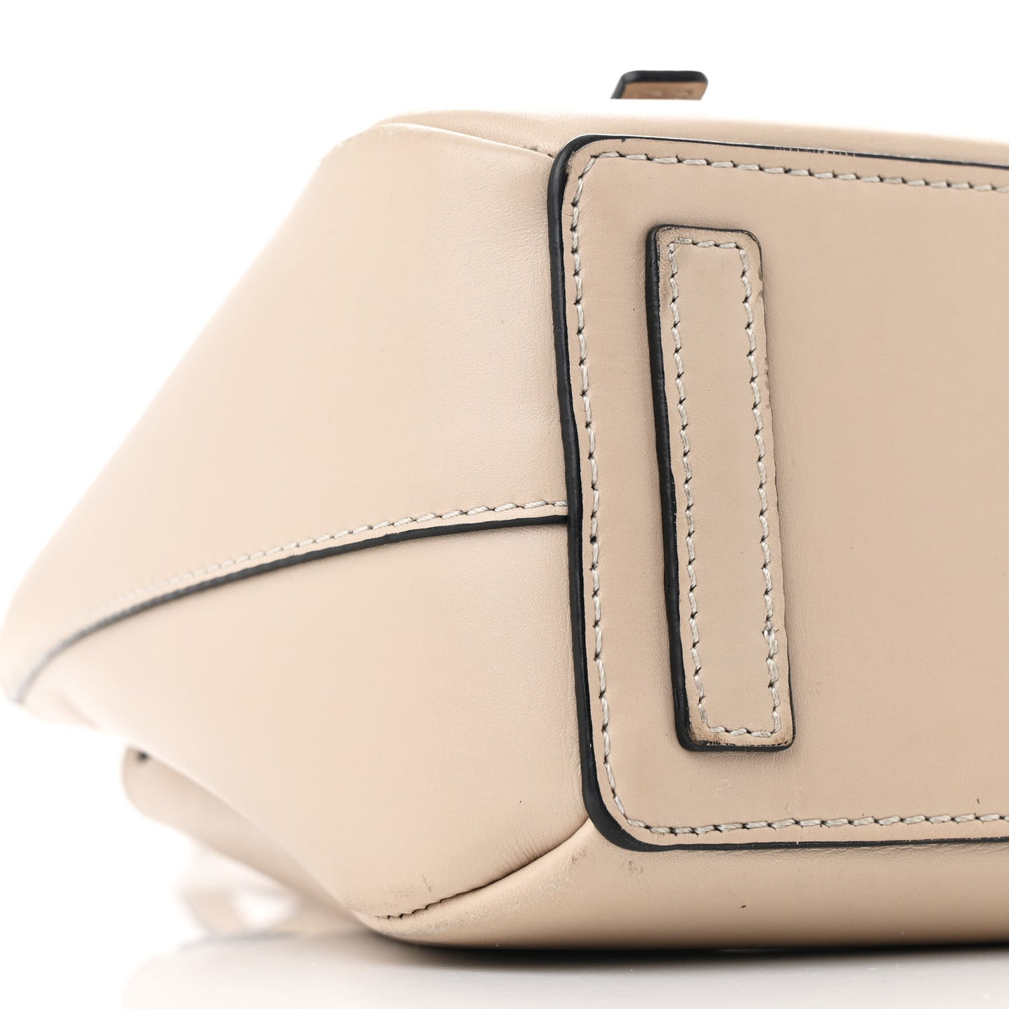 Boxcalf Mini Lazo Tote Beige