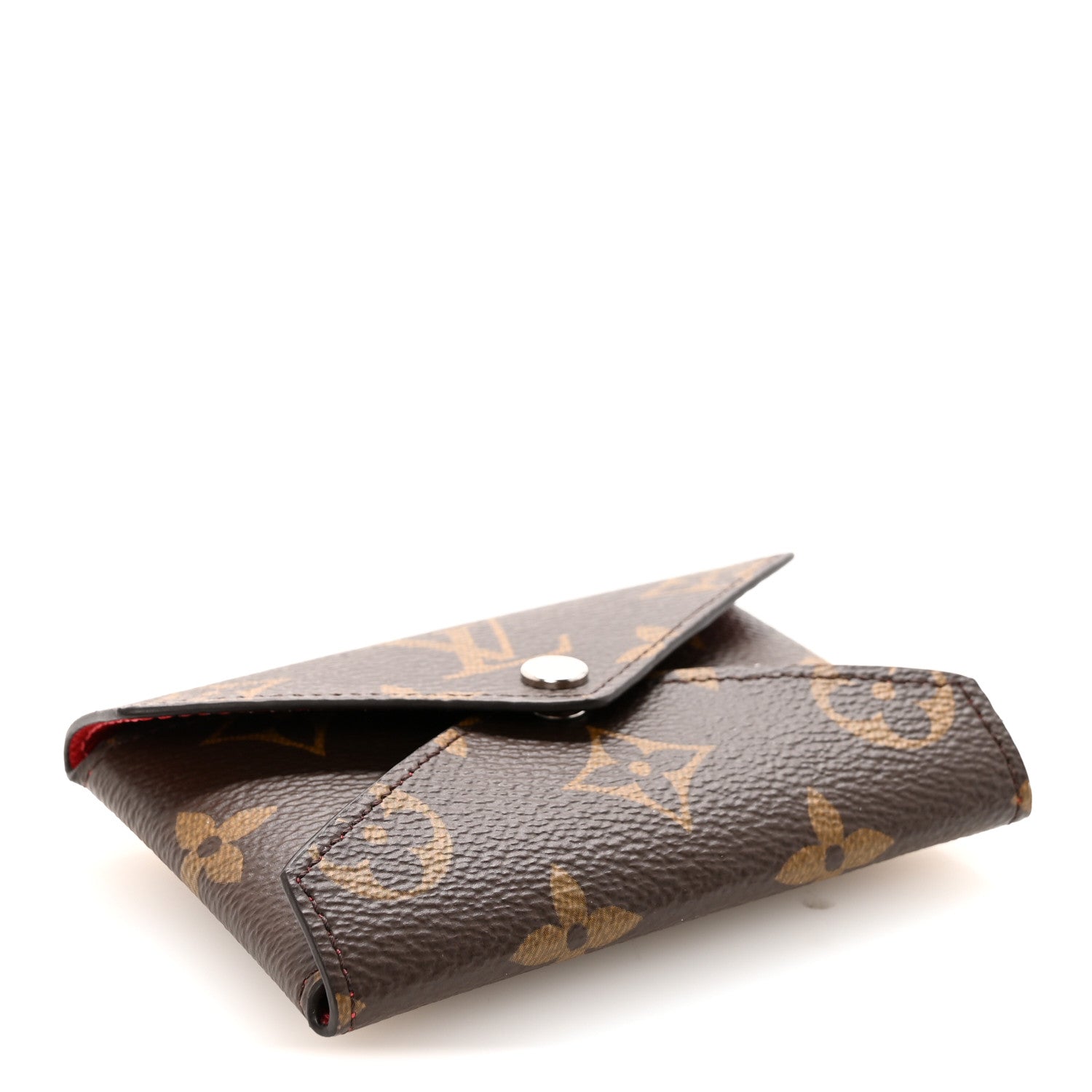 Louis Vuitton Monogram LV Colormania Kirigami Card Holder Sari Red 4 of 7