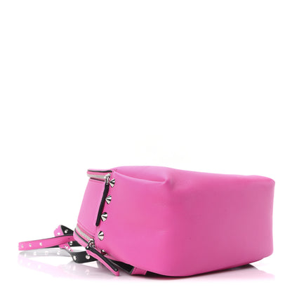 MCM Calfskin Mini Duchess Polke Studs Backpack Electric Pink 4 of 10