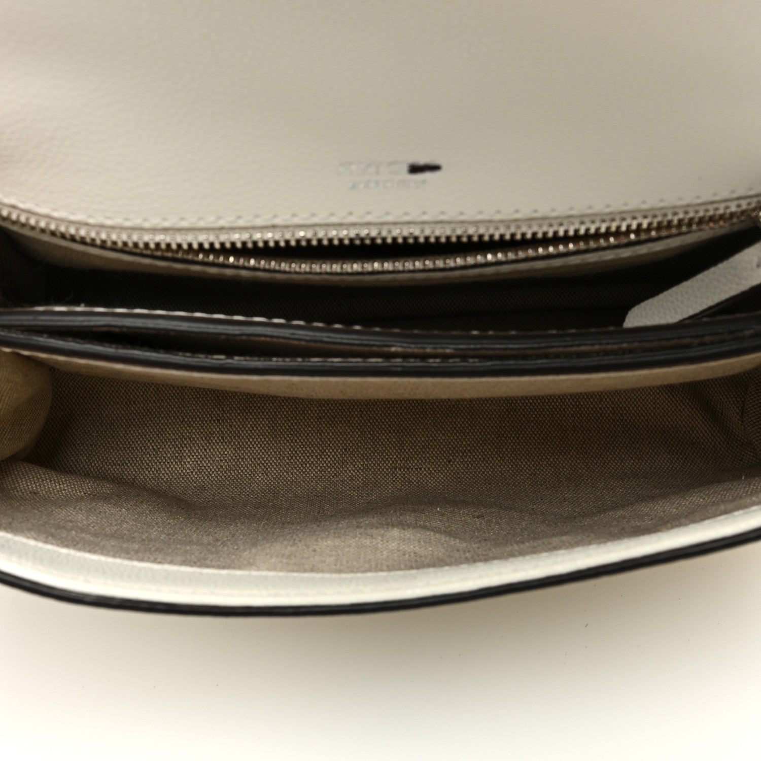 Jimmy Choo Calfskin Crystal Cheri Top Handle Bag Milk 5 of 12