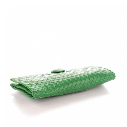 Bottega Veneta Nappa Intrecciato Turnlock Clutch Green 4 of 7