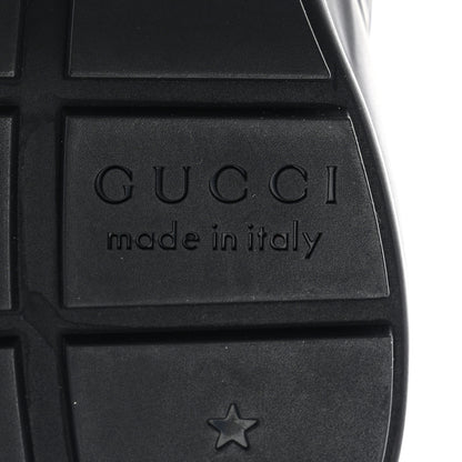 Gucci Dali Soft Calfskin Cut Out Interlocking G Womens Rhyton Sneakers 37.5 Black Ivoire 6 of 9
