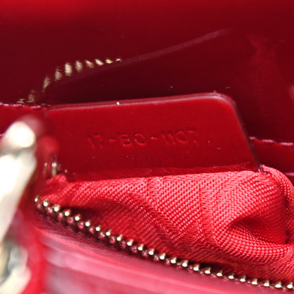 Christian Dior Patent Cannage Mini Lady Dior Red 9 of 9