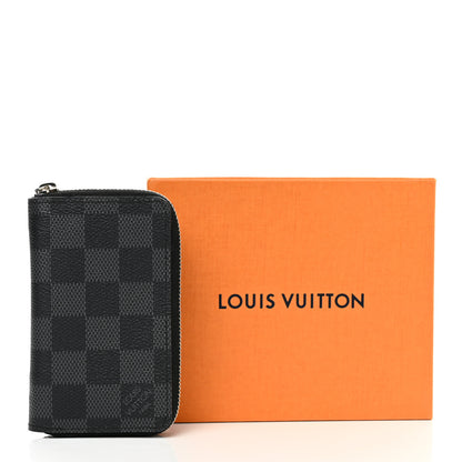 Louis Vuitton Damier Graphite Zippy Coin Purse Vertical 8 of 8