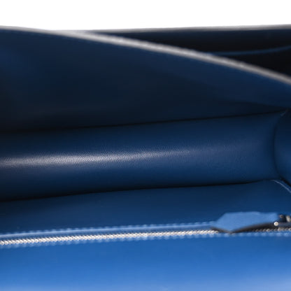 Hermes Epsom Enamel Constance 24 Deep Blue 5 of 14